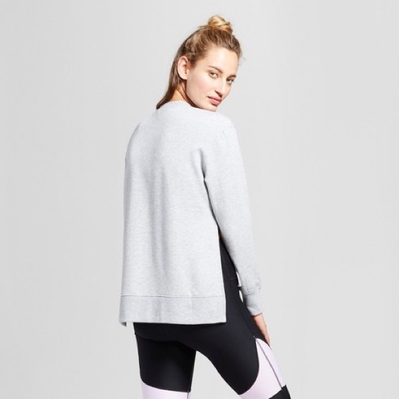 side slit sweatshirt